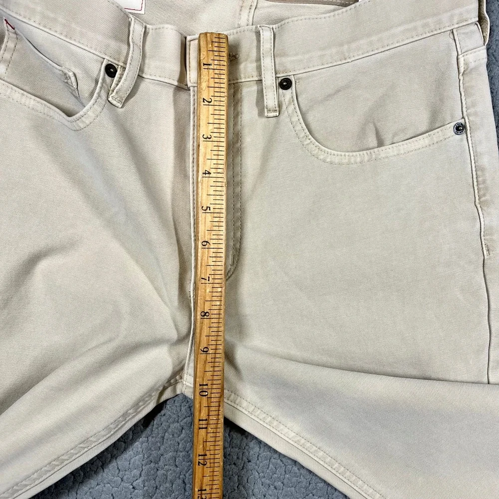Marine Layer Flex Terry Pant Slim Straight Khaki Tan 30x30 NWT MRSP $148